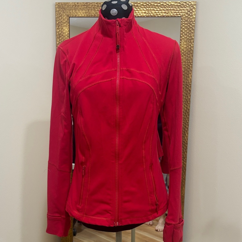 LuluLemon define red jacket size 8